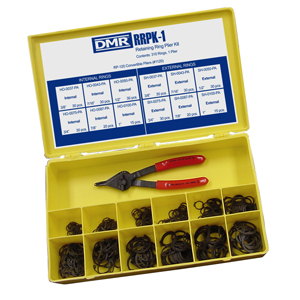 RRPK-1 Retaining Ring Kits & Packaging internal and external Kit with pliers 