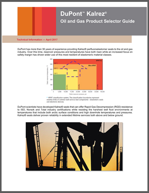 Kalrez Oil & Gas Product Selector Guide